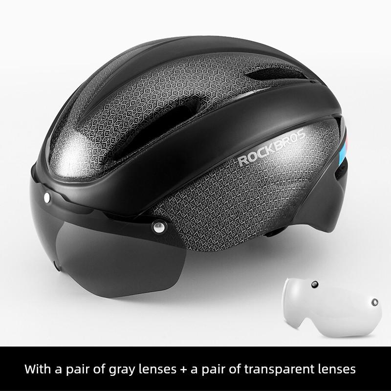 Rockbros Cycling Helmet Restraint Goggles Mountain Bike Helmet Helmet Integrated Molding Men's and Women's Equipment