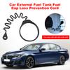 Fuel Tank Cap Cover Line Cable Wire with Ring Car Fuel Tank Cap Cover Line Cable 31336424 Black for Volvo S60 S80 S40 V40