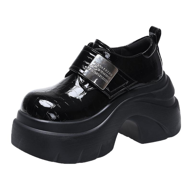 

Aphixta Замшевый верх Бахрома Женские ботильоны 10 см Высокий каблук Платформа Женская обувь Массивный каблук Шнуровка Женская обувь 36 чёрный