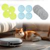 4 Pack Electric Mop Pads Replacement Heads, Round Microfiber for Floor Scrubbing
