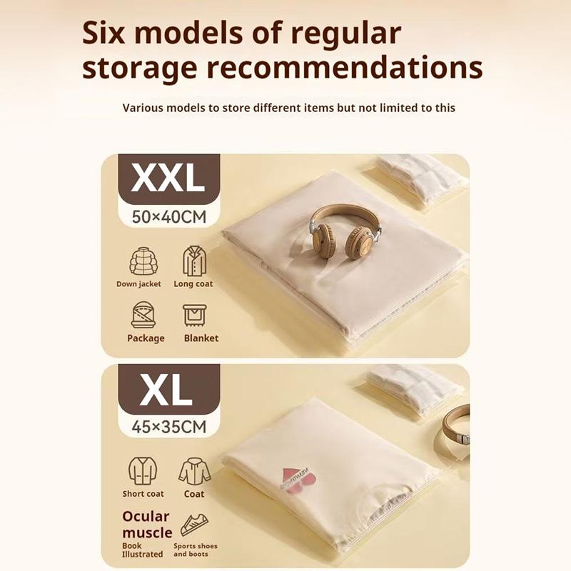 10/15Pcs Reusable Zipper Bag PE Frosted Transparency Plastic Waterproof Travel Packing For Clothes Underwear Classified