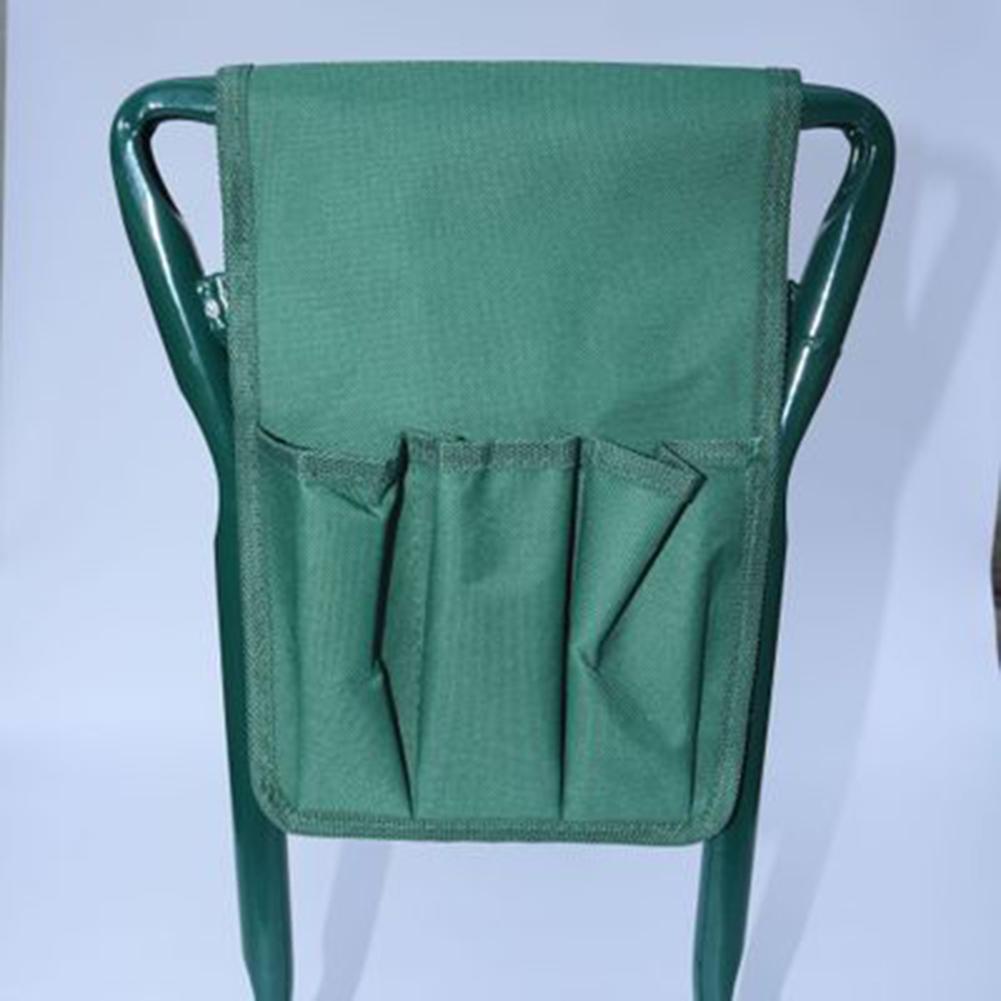 2 Pcs Tool Side Storage Bag Pockets Pouch for Garden Bench Garden Kneeler Stools Tools Organizer Gardening Accessories EL