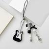 Fashionable Guitar Keychain Trendy Music Guitar Key Ornament for Girls and Women Add Charm to Everyday Accessories