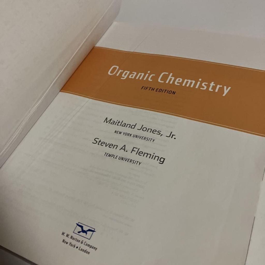 [USED] Professor Mate Jones's Organic Chemistry Textbook (5th Edition Textbook)
