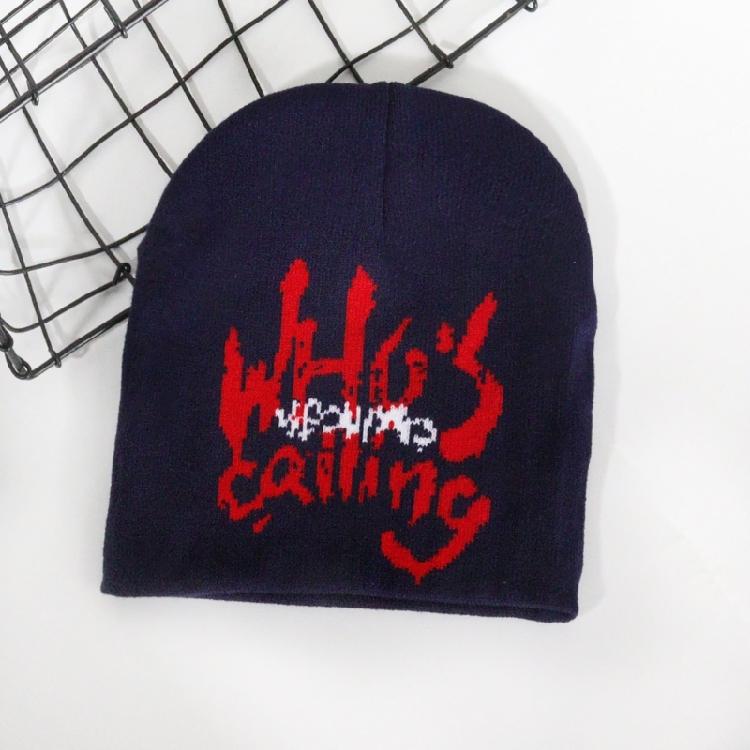 Jacquard Letter Hat Girls Bonnet 2000S Cool Girl Hat Women Headdress Casual Hat