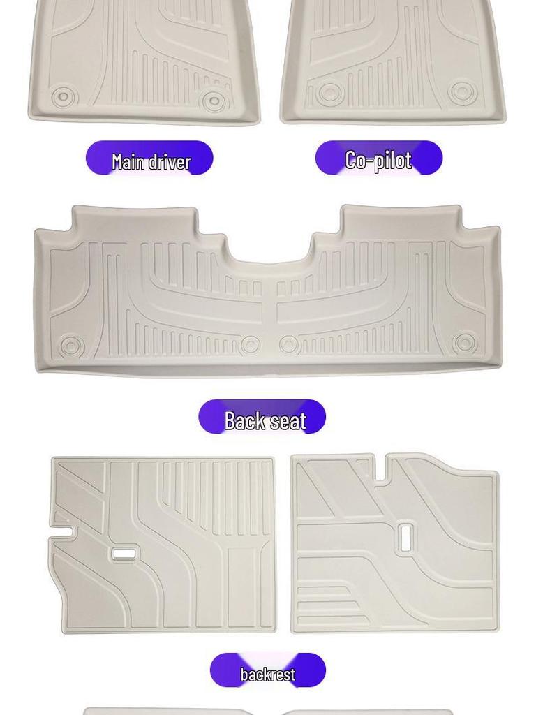 Eco-Friendly TPE Trunk and Seat Back Mats for 25 Leapmotor B10 Models