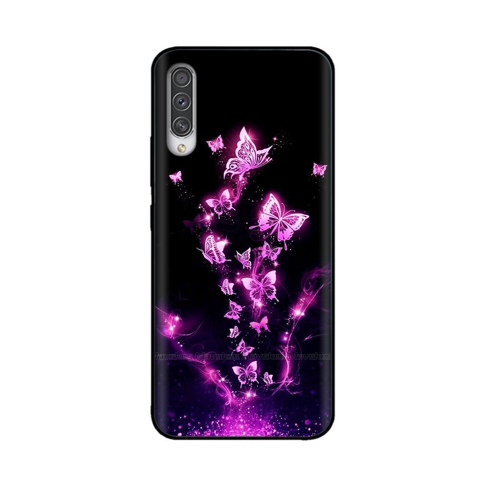 For Samsung Galaxy A50 Case Printed Cartoon Soft TPU Case Silicone Shockproof Back Cover For Samsung A50 A 50 Funny Phone Cases