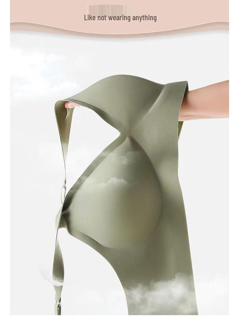 Reggiseno a Fascia in Lattice Gelatina Senza Cuciture: Senza fili, Leggero, Sollevamento regolabile per donna