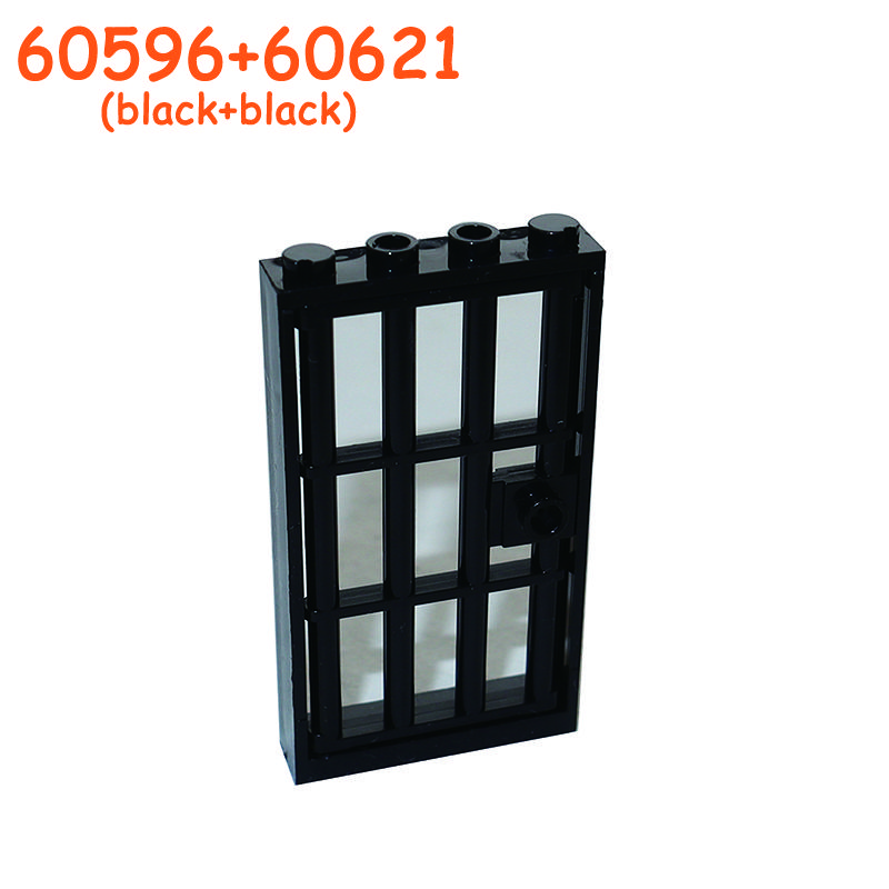 Non-Toxic Railing Stair Barrier Ladder Guard Bar Castle Garden Farm Military Building Block Moc Part Fence City Accessories Assemble Brick