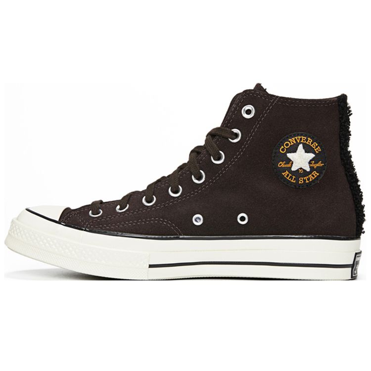 

Converse Chuck 70 High Velvet Brown Black White Unisex Sneakers 172498C 35
