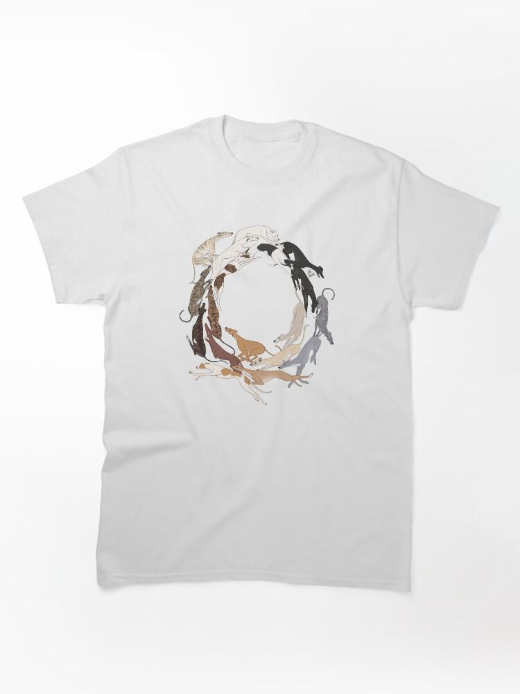 A Gathering of Cats The Greyt Hound Romp Classic Unisex T-Shirt