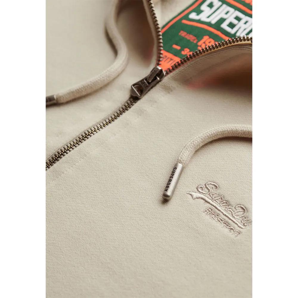 Superdry Kapuzenpullover mit Reißverschluss Essentials Logo