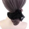 Headdress Organza Heart Scrunchies Hair Rubber Bands Women Hair Bands High Horsetail Hair Rope