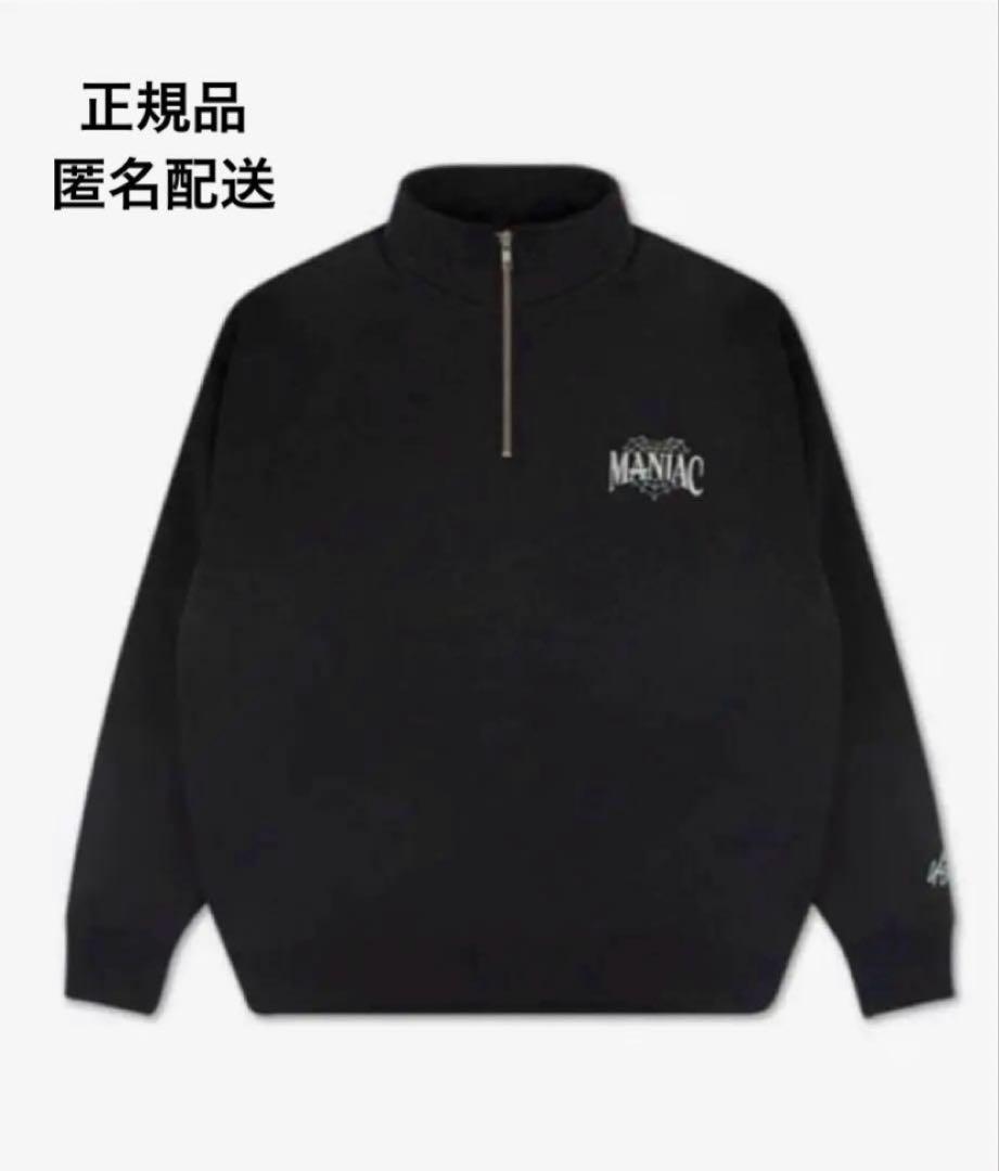 

[USED] straykids MANIAC Unconstructed Half-Zip Hoodie Sweatshirt