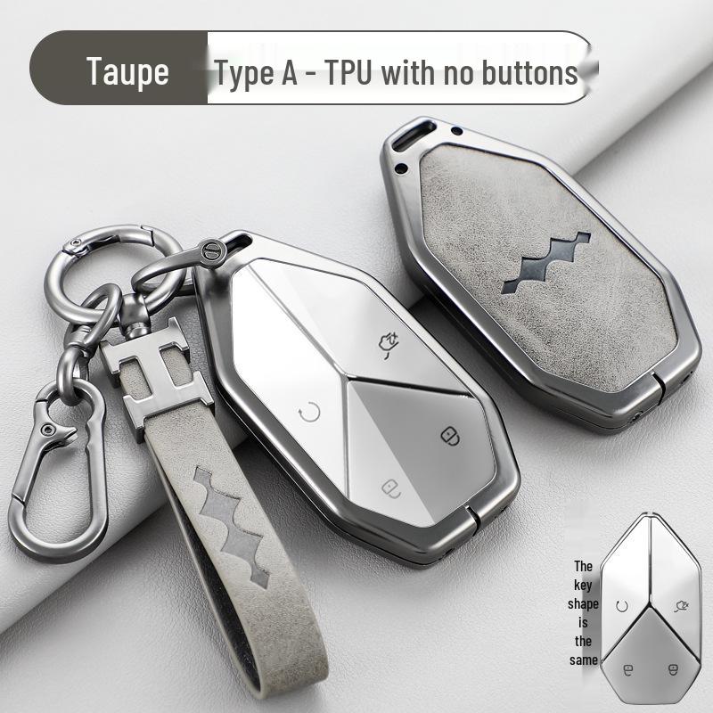 2024 BYD Leopard 5/8 Key Fob Protective Shell for Men - Full Coverage Remote Control Case