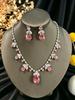 Elegant Crystal Necklace & Earrings Set for Weddings and Banquets