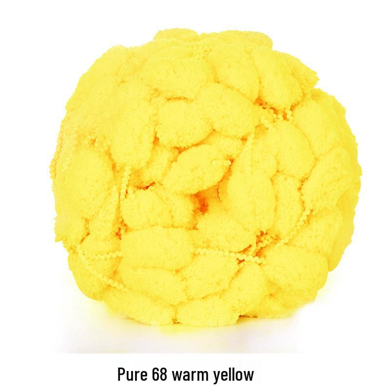 Chunky Wool Yarn for Knitting Blankets - Large Ball for Cushions, Carpets, and DIY Projects.