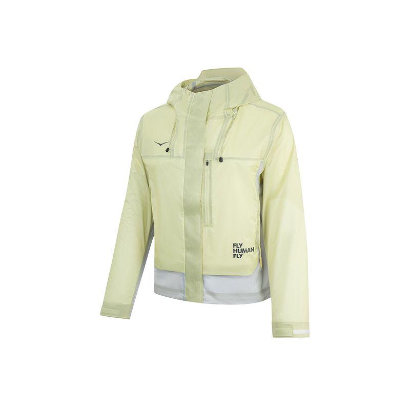 Hoka One One Lightweight Waterproof Quick-Drying Breathable Windproof Water-Resistant Hooded Zip-Up Long Sleeve Jacket Women jackets 1173652-CRDM