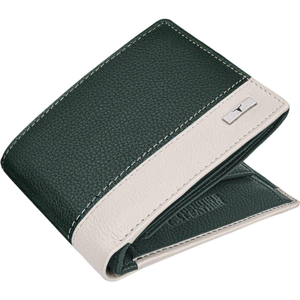 Men Casual, Formal, Travel, Trendy Genuine Leather RFID Wallet  (8 Card Slots)
