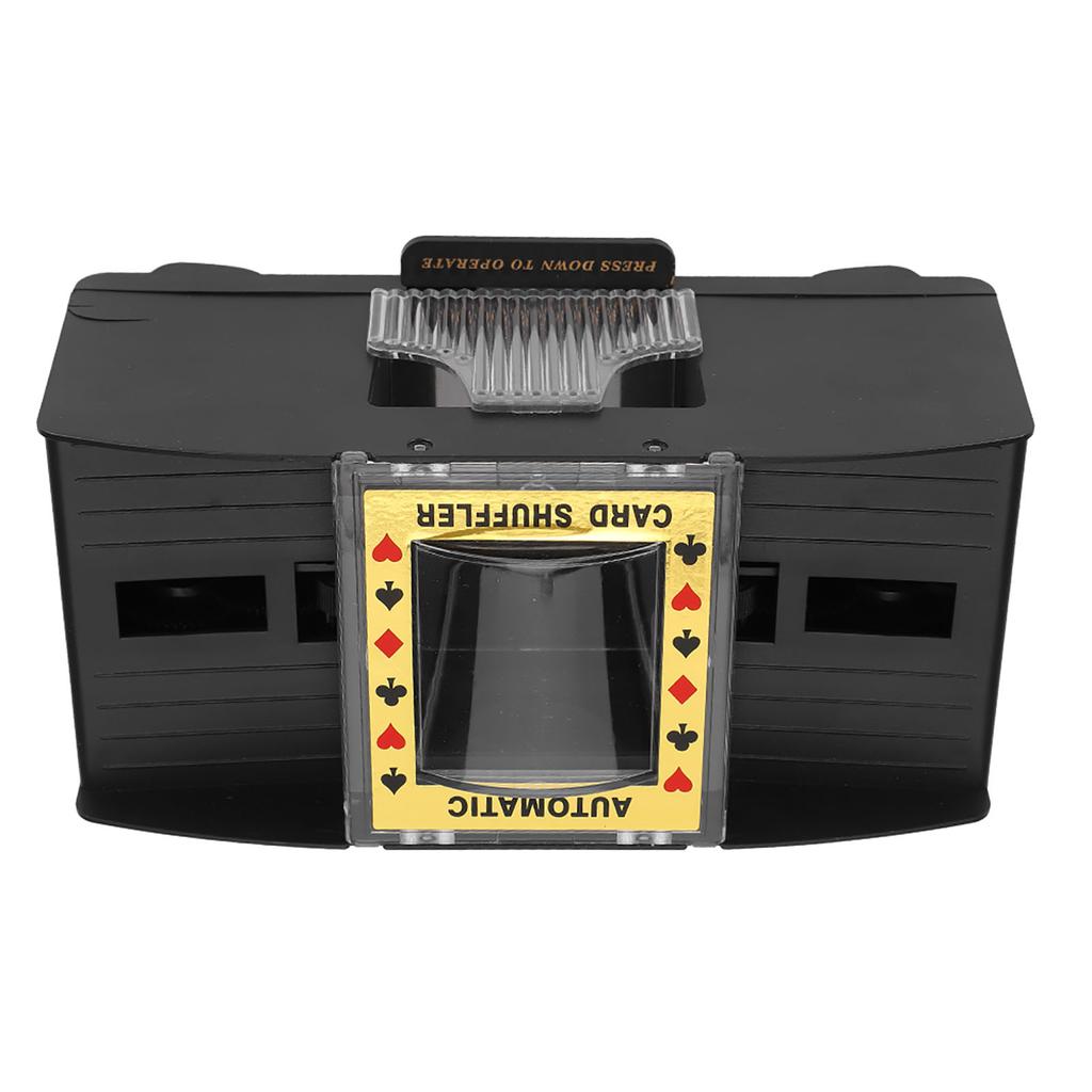 Adult Elderly Electric Automatic 2 Deck Labor Saving Card Shuffler Tool Accessory