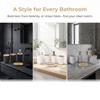 4-Piece Bathroom Accessory Set Plastic Bamboo Bathroom Supplies Set  Washroom Bathroom Counter