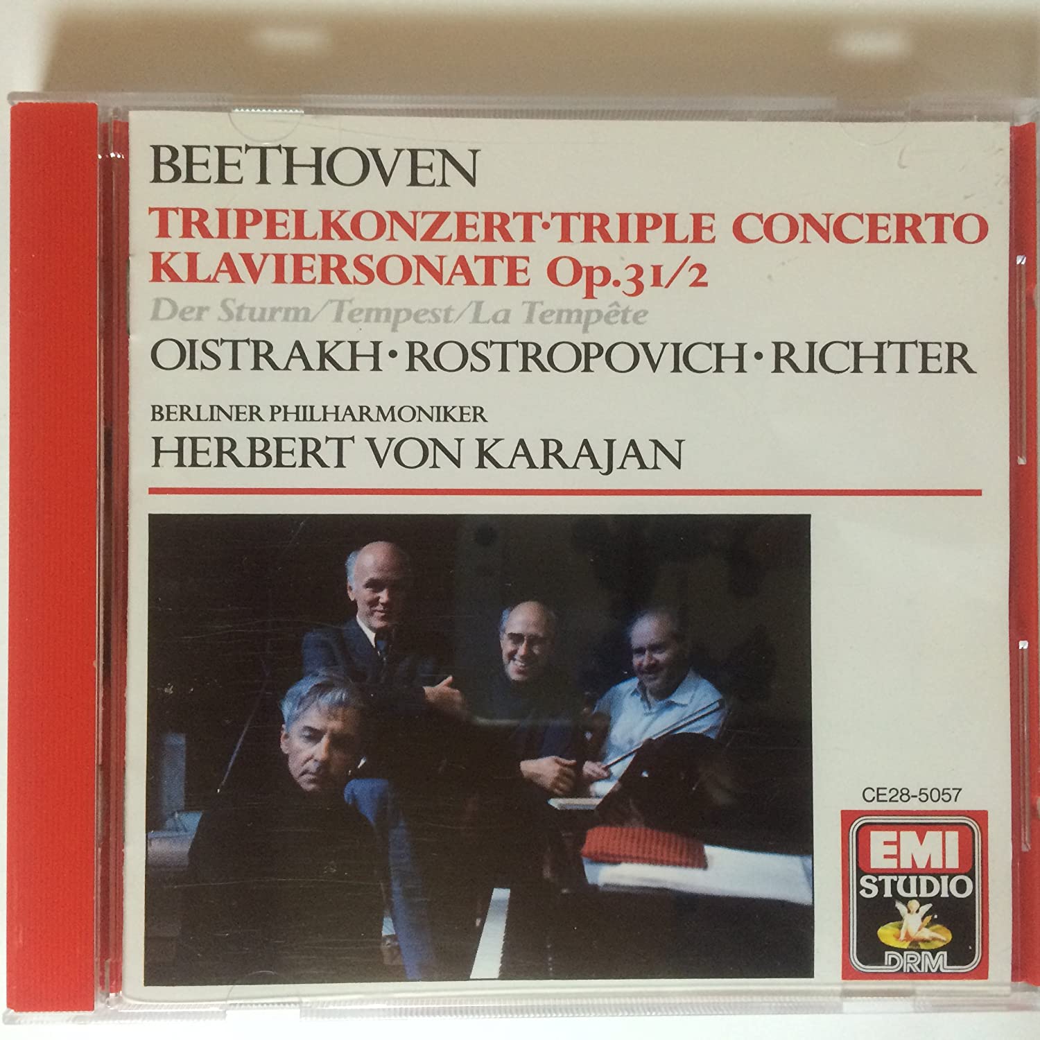 

CD - Beethoven / Triple Concerto CE285057 Japan Classical Used