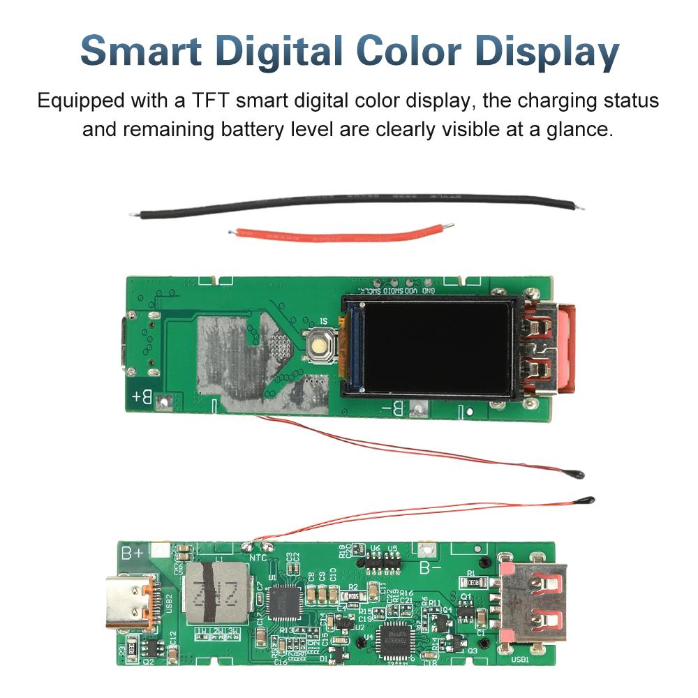 DIY 21700 Powerbank Gehäuse USB Typ C 22,5W Schnelllade Modul Akku Lade Speicher Box DIY Elektronik Kit Unterstützt PD/QC/VOOC