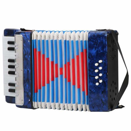 Children's Accordion, 17 Keys, 8 Basses, Easy To Play, 17 Keys