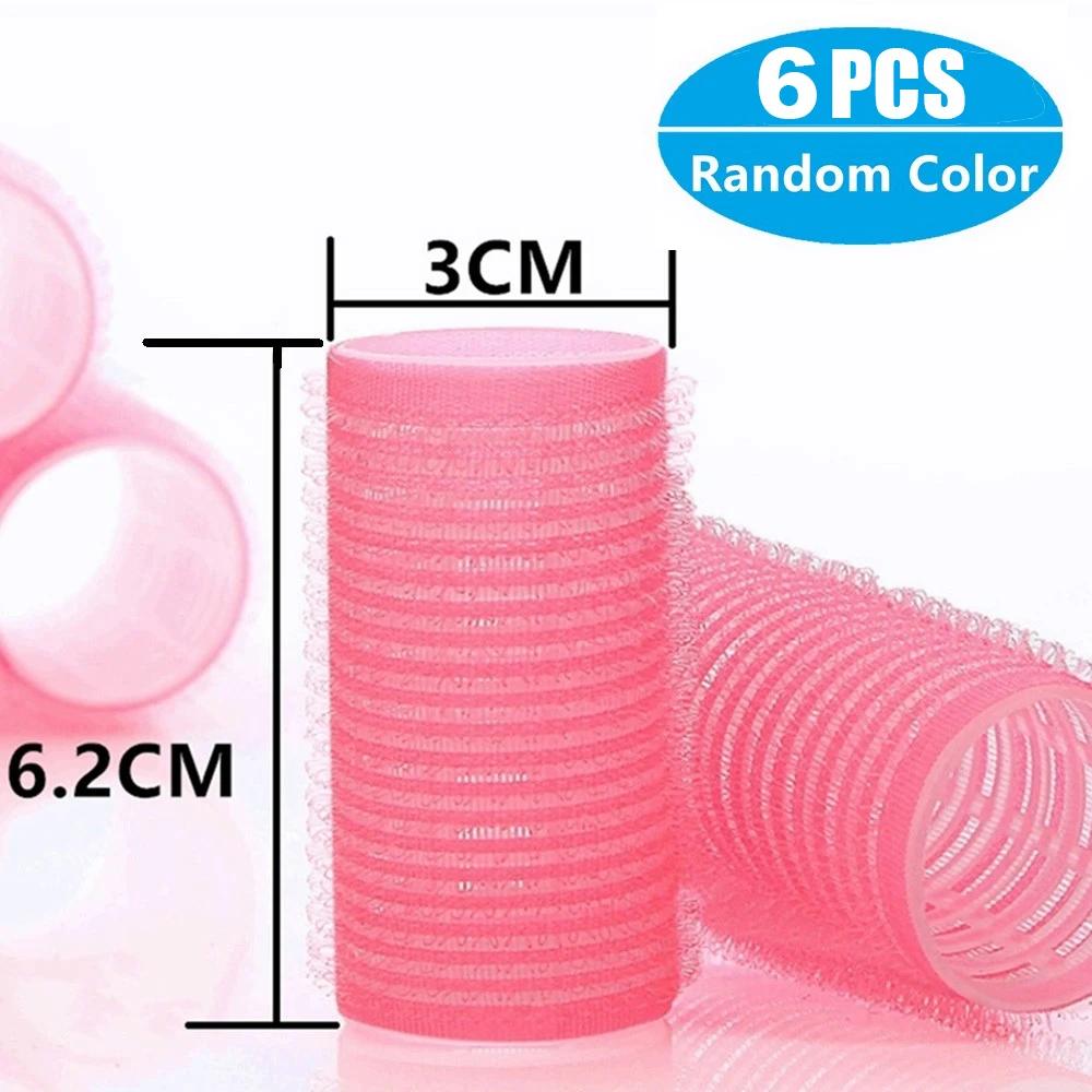1/2/6pcs Hair Root Fluffy Clip Lazy Hair Edge Clip Women Top Styling Curling Barrel Portable Korean Bangs Side Clips Hair Roller