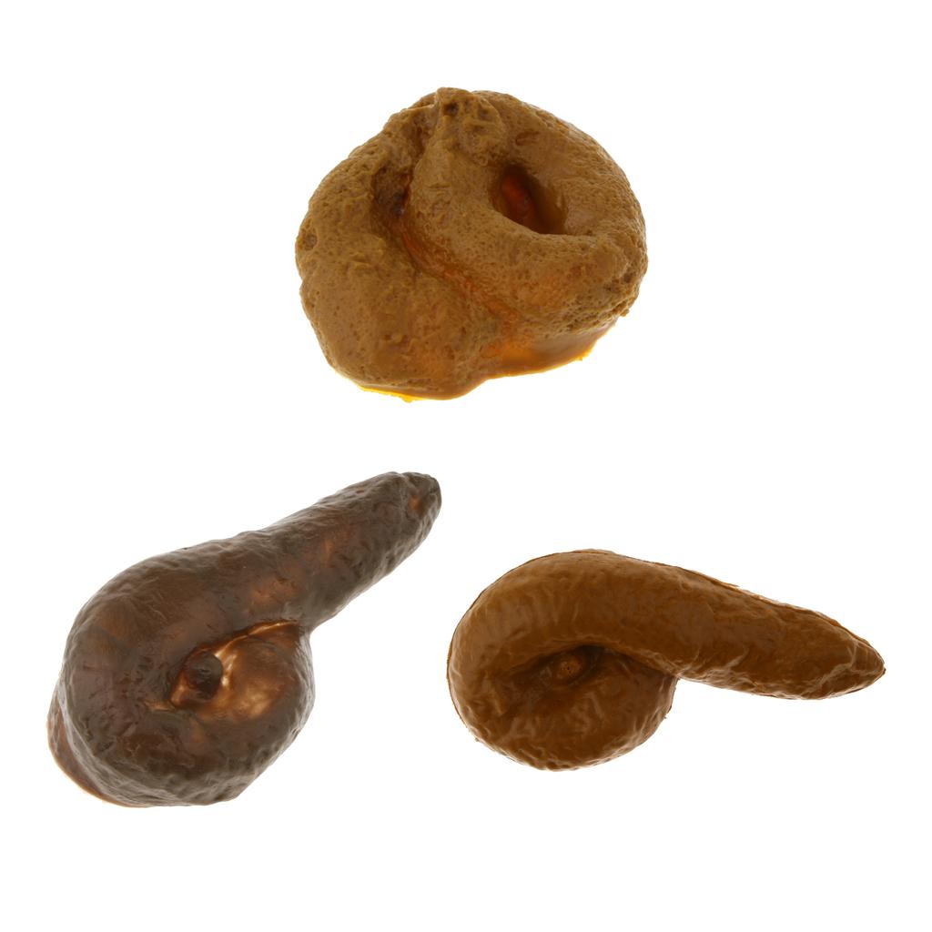 Realistic Plastic Fake Poop Stool Novelty Joke Gag Prank Toy Trick Props for Party Entertainment Use