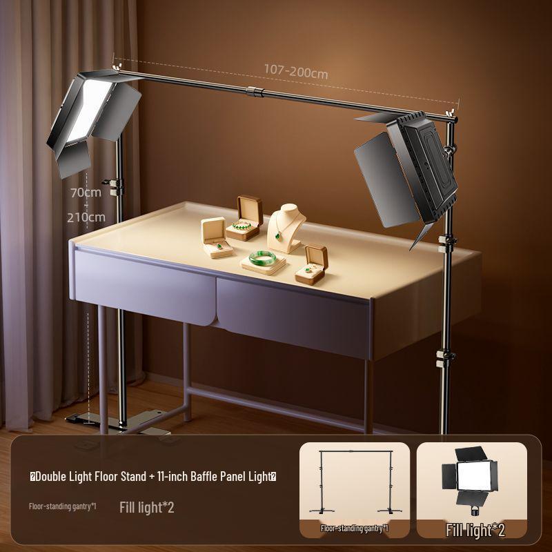Broadcast Fill Light: LED Desktop Top Light for Live Room Photography and Professional Lighting