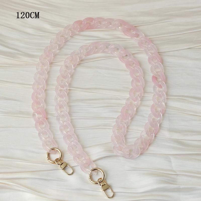 New Phone Accessory Detachable Parts Chain Orange Green Crossbody Resin Luxury Strap Phone Case Chains Acrylic Shoulder Lanyard Hanging Chain