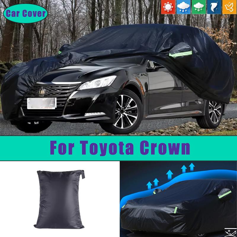 For Toyota Crown Car Full Outer Covers Outdoor Waterproof Dustproof Sun Rain Snow Protection Exterior Car Accessories