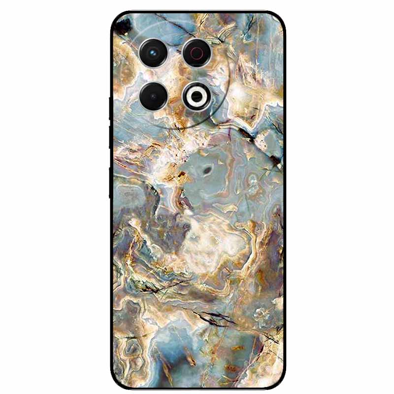 For Tecno Spark 30 Pro Case Marble Painted Silicone Back Cover Cases For KL7 Spark 30 Pro Soft Black Phone Funda Spark 30 Pro 4G