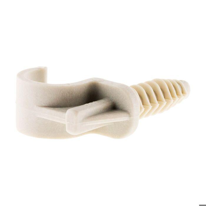 Lot de 10 fixe tubes Ø16mm - Gris - Zenitech