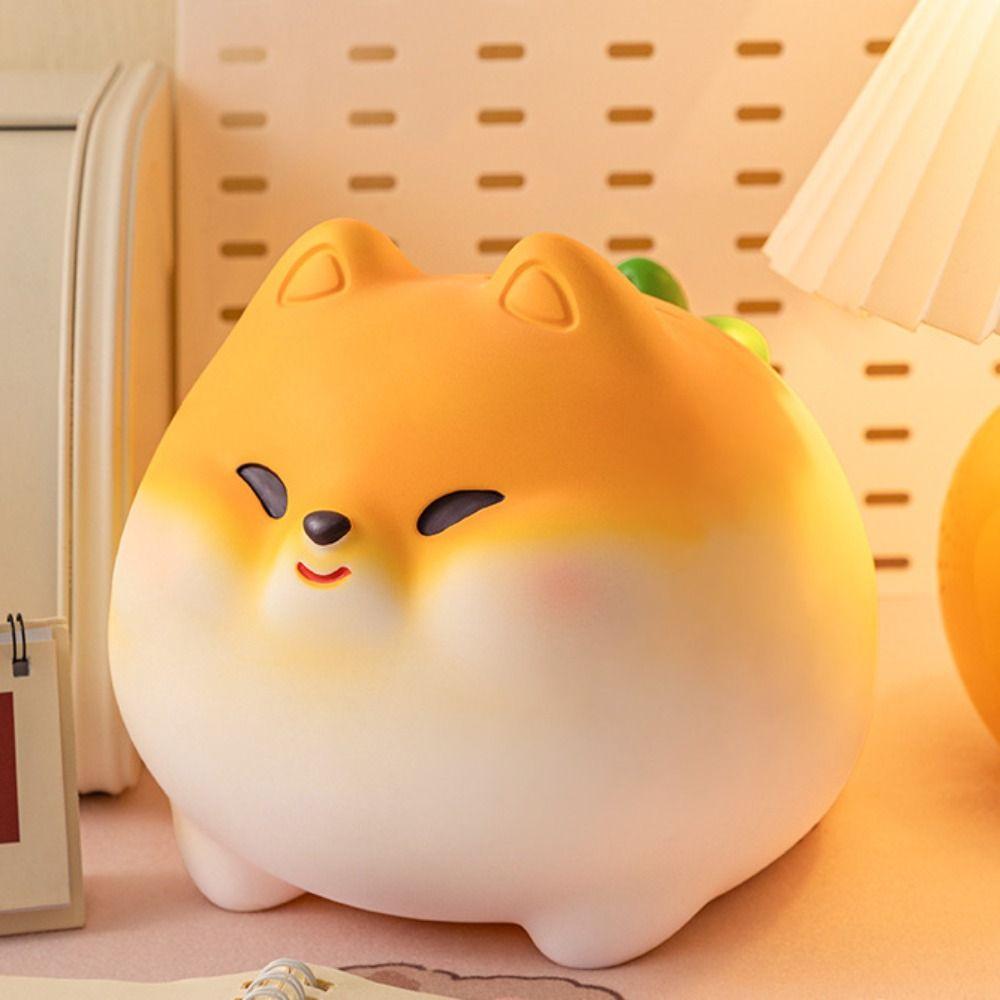 Vinyl Cartoon Dog Money Box Large Capacity Resistant Fall Piggy Bank Cute Style Kawaii Saving Box Home Decoration