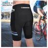 Wosawe Men Cycling Sets Water Repellent Windproof Bicycle Windbreaker & Bike Shorts With Sponge Cushion