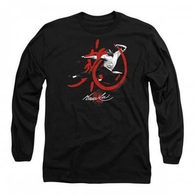 Bruce Lee Unisex Adult High Flying Long-Sleeved T-Shirt