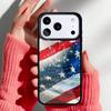 Flag American USA Flag Phone Case for iPhone 17 16 15 14 13 Pro Max Back Cover for 12 11 Pro Coque