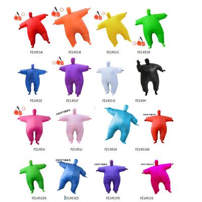 Halloween Party Weihnachten Kreativ Cartoon Cosplay Kostüm Maske Handschuhe Fußabdeckung Weiß Silikon Aufblasbarer Anzug