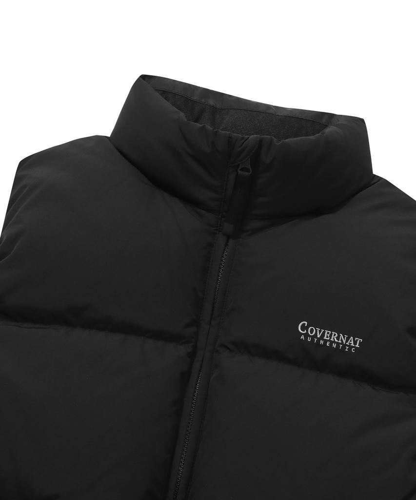 COVERNAT Rds Civic Cotton Fill Down Vest Black