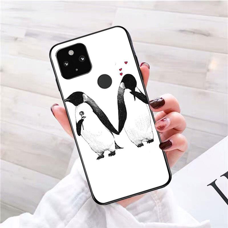 Urocze Etui na Telefon z Pingwinem dla Google Pixel 7 Pro 7 6A 6 Pro 5A 4A 3A Pixel 4 XL Pixel 5 6 4 3 XL 3A XL 2 XL