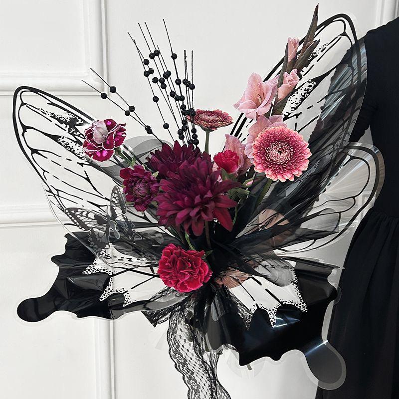 Diy Netflix Butterfly Wings Flower Wrapping Paper Modeling Bouquet Wrapping Paper Mother'S Day