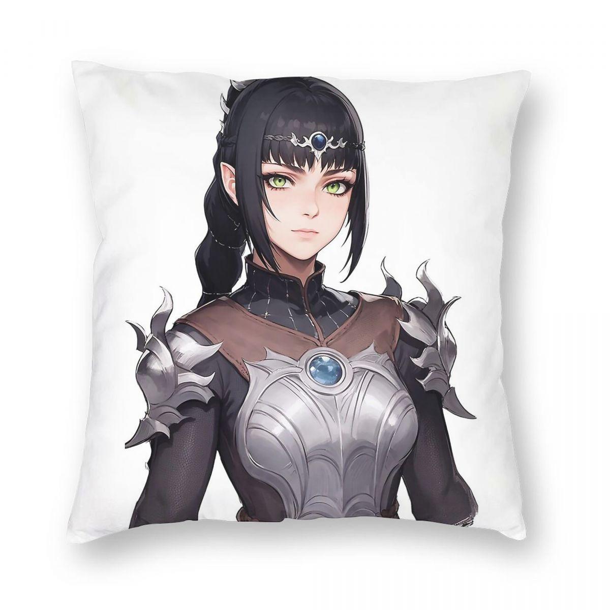 Baldurs Gate Shadowheart Pillowcase Polyester Linen Velvet Pattern Zip Decorative Sofa Seater Cushion Cover Wholesale 30cmx30cm