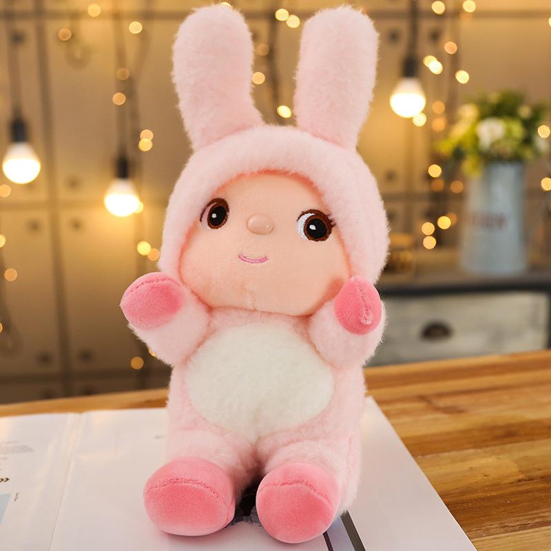 Plush Toys Cartoon Rabbit Animals Stuffed Dolls Baby Sleeping Appease Dolls Kids Birthday Xmas Gift Baby Girl Room Decor