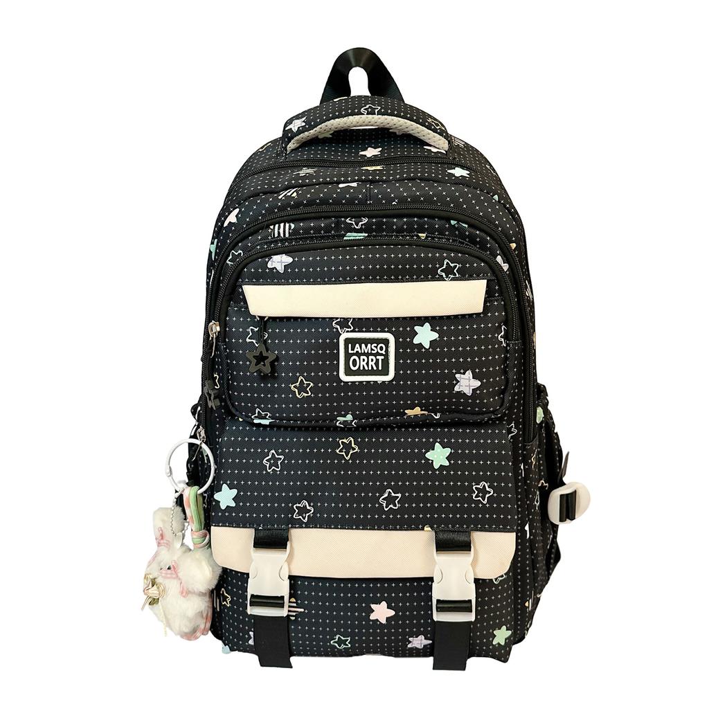 Schultasche Neuer College-Stil Schultasche Japanischer Retro-Karomuster-Rucksack Weiblicher High-School-Schüler Schultasche Große Kapazität Schülerrucksack