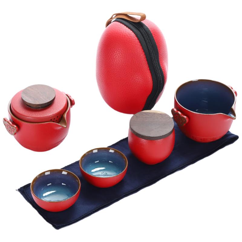 Wo Ding Express Travel Ceramic Kung Fu Tea Set