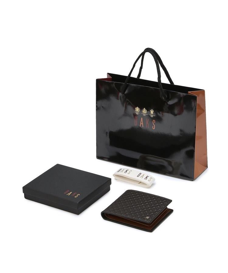 Daks Men'S Accessories (Barnet) Barnet Dark Brown Barnet Embossed Dd Pattern Bifold Wallet Dbwa6F926W3