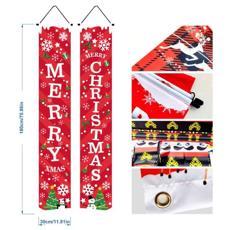 KAINSY Décorations De Fête De Noël, Grande Bannière De Toile De Fond, Père Noël Toile De Fond Pour Cabine Photo Décoration Murale, Fournitures De Fête