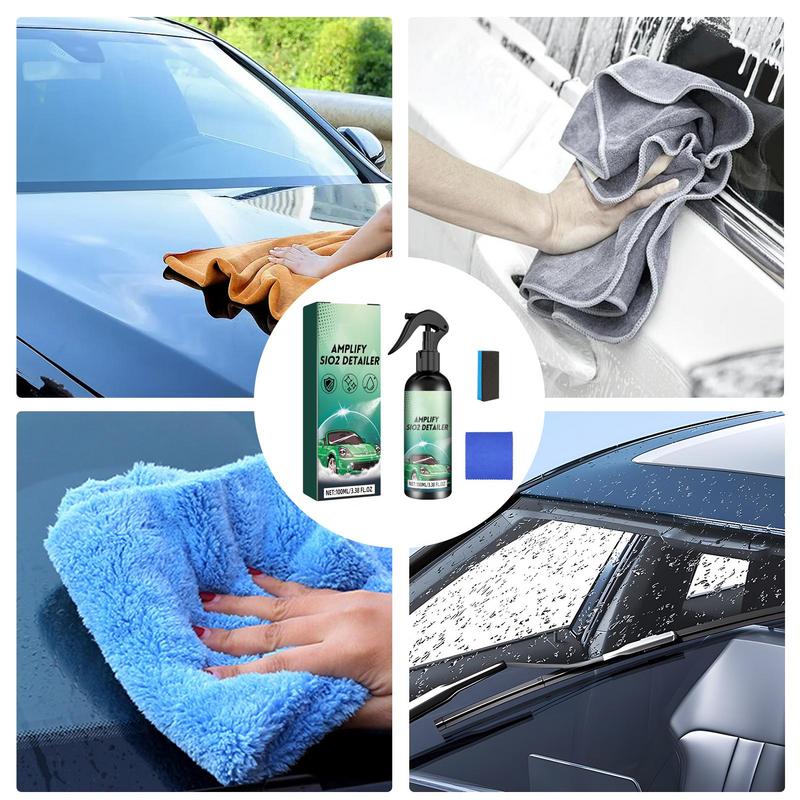 Car Coating Agent Spray 100ml Versatile Car Coating Agent Quick Coating Spray Heat-Resistant Car Wax Polish Car Paint Coating
